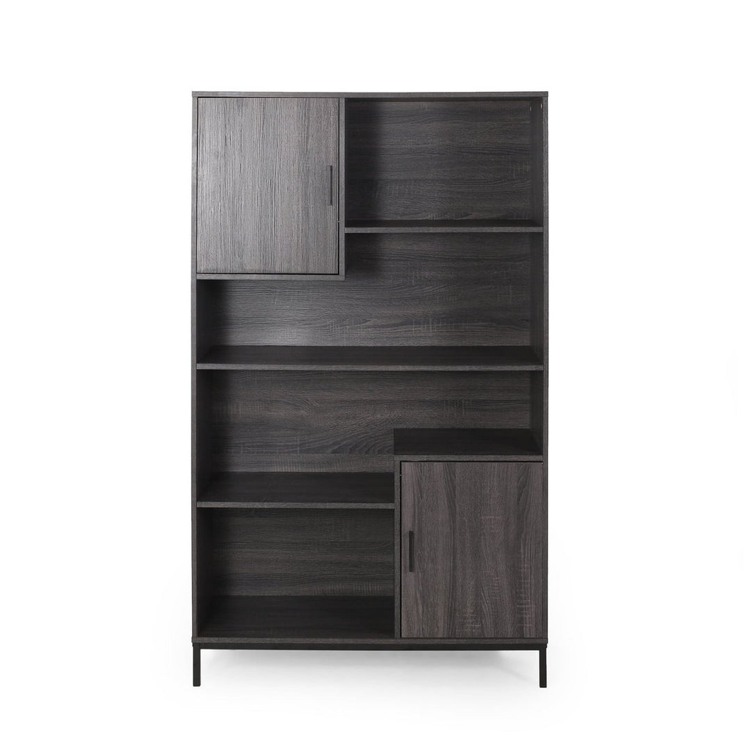 Hommoo Bookcase, Storage Display Open Bookshelf, Bookcases Storage Cabinet Corner Bookshelf Modern Cube Unit Bookcase, Image 4