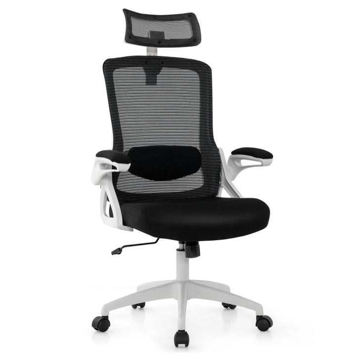 Hommoo Gaming Chair,Ergonomic Computer Chair,Adjustable Swivel Task Chair Ergonomic Office Chair with Adjustable Lumbar Image 1