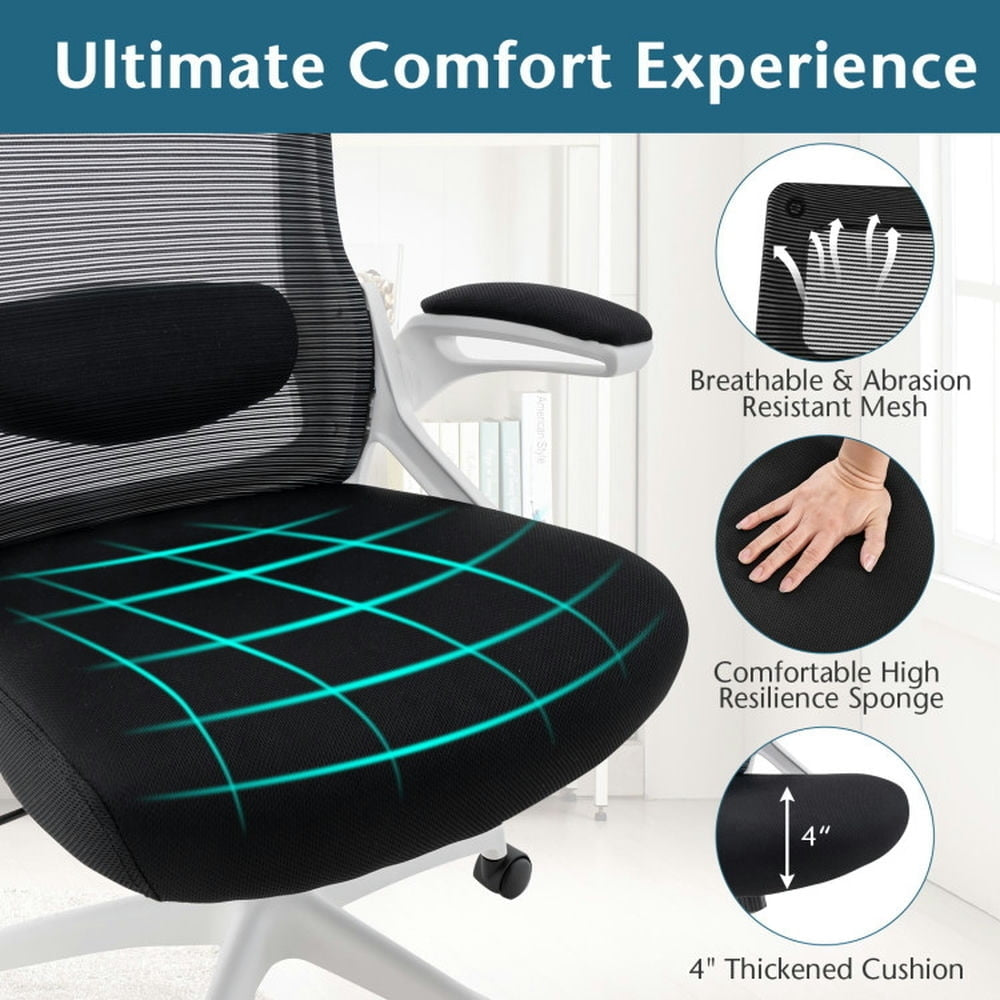 Hommoo Gaming Chair,Ergonomic Computer Chair,Adjustable Swivel Task Chair Ergonomic Office Chair with Adjustable Lumbar Image 2