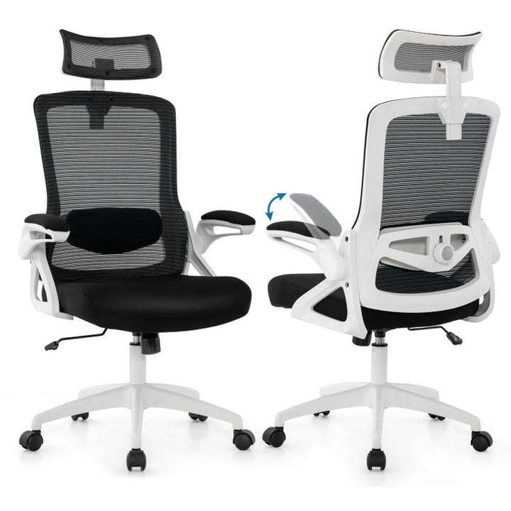 Hommoo Gaming Chair,Ergonomic Computer Chair,Adjustable Swivel Task Chair Ergonomic Office Chair with Adjustable Lumbar Image 4