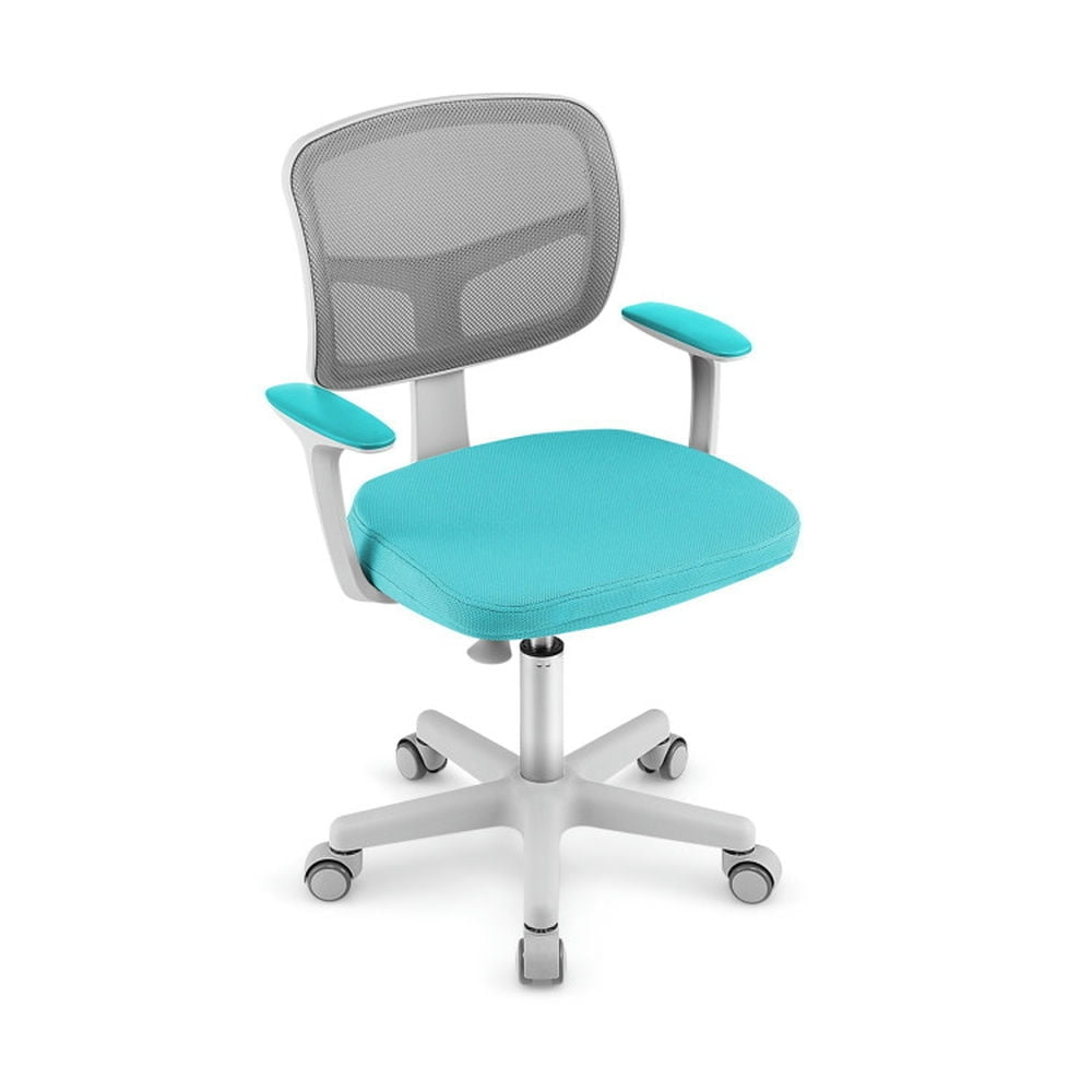 Hommoo Adjustable Desk Chair with Auto Brake Casters for Kids-Turquoise, Kids Chairs for Kids Image 4