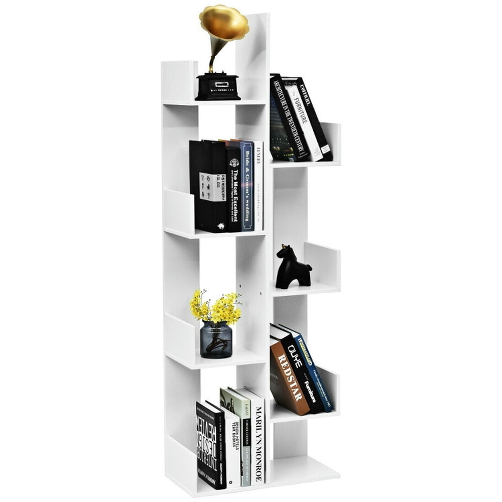 Hommoo Bookshelf,Shelf, Open Bookcase Book Shelf, 8-Tier Bookshelf Bookcase with 8 Open Compartments Space-Saving Image 3