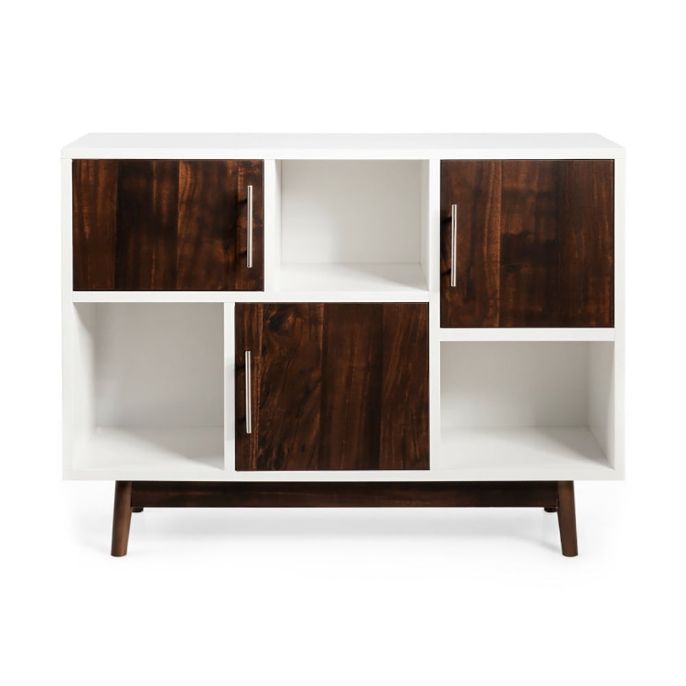 Hommoo Entertainment Centers,TV Stands,Wood Display Sideboard Storage Cabinet with Storage Compartments Image 1