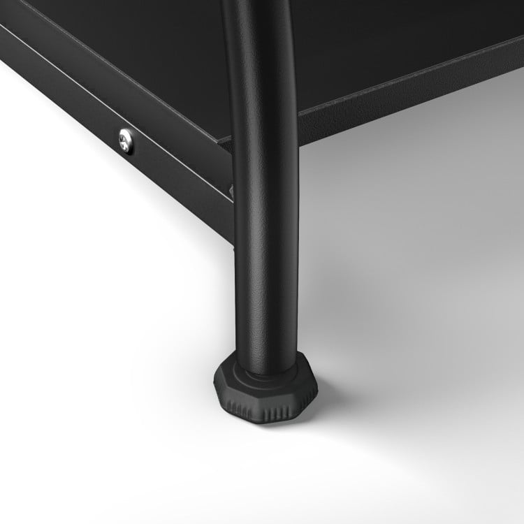 Hommoo 27.5 Inch Laptop Table Computer Desk for Small Spaces with Pull-out Keyboard Tray, Gaming Computer Desks for Image 3