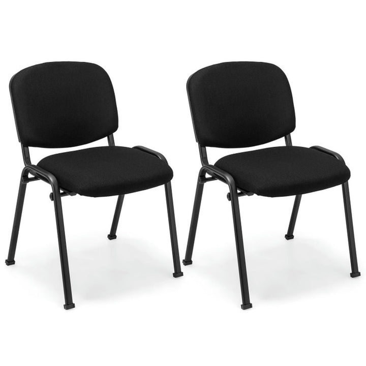 Hommoo Office Chair with Metal Frame and Padded Cushions for Conference Room-Set of 2, Home Office Computer Desk Chair Image 1