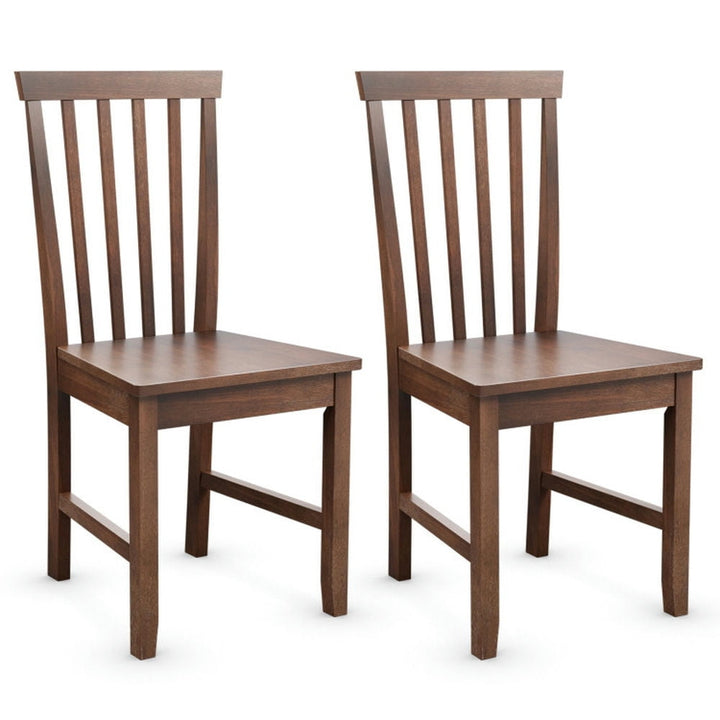 Hommoo Dining Chairs, Kitchen Chairs Trattoria Chairs,Set of 2 Dining Chairs with Solid Wooden Legs Image 1