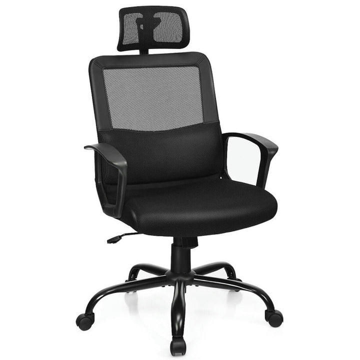 Hommoo Mesh Office Chair High Back Ergonomic Swivel Chair, Home Office Computer Desk Chair, Small Office Chair for Image 1