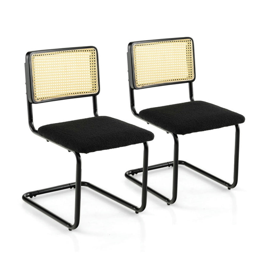 Hommoo Dining Chairs, Kitchen Chairs Trattoria Chairs,2 Pieces Mid-Century Modern Dining Chair with Cantilever Image 1