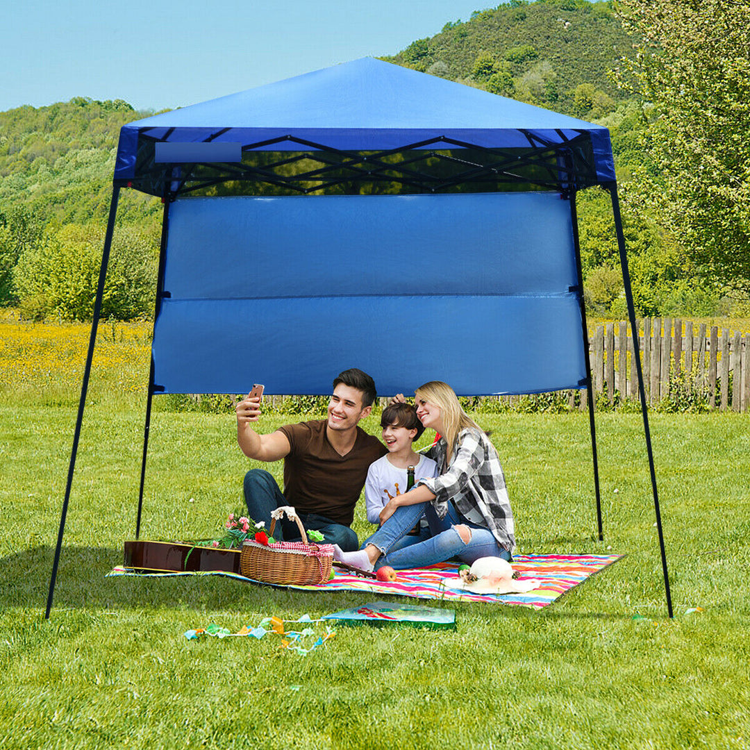 7x7 FT Slant Leg Pop-up Canopy Tent Shelter Adjustable Portable Carry Bag Image 3