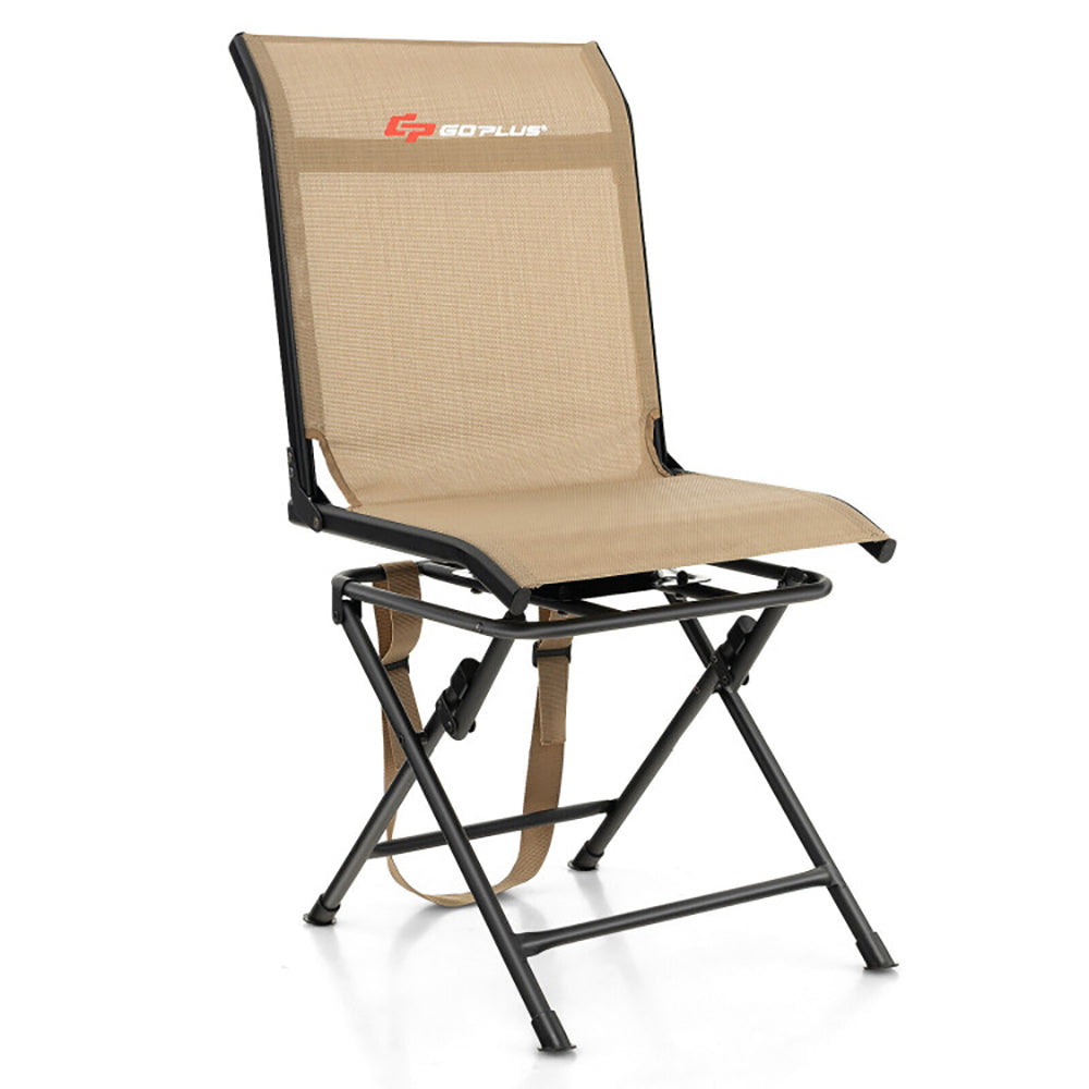 Hommoo Set of 2 Bamboo Dorm Chair with Storage Pocket for Camping and Fishing-Brown Image 2