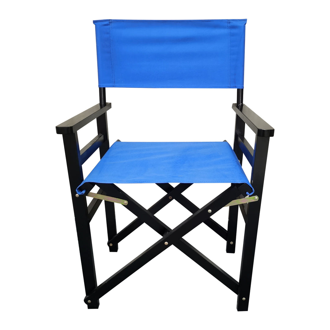 Hommoo Canvas Folding Chair, Wooden Director Chair, Portable Camping Chairs, Versatile Folding Chair, Sports Chair, Image 2