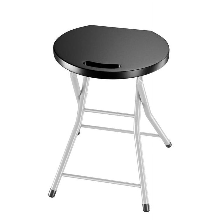 Hommoo 28 Inch Portable Folding Stools with 330lbs Limited Sturdy Frame, Outdoor Dining Chair for Outside Patio Image 1