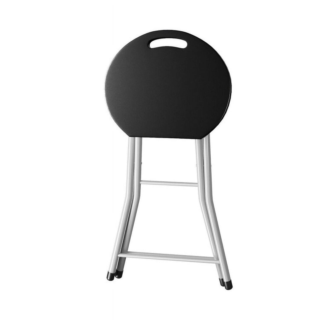 Hommoo 28 Inch Portable Folding Stools with 330lbs Limited Sturdy Frame, Outdoor Dining Chair for Outside Patio Image 7