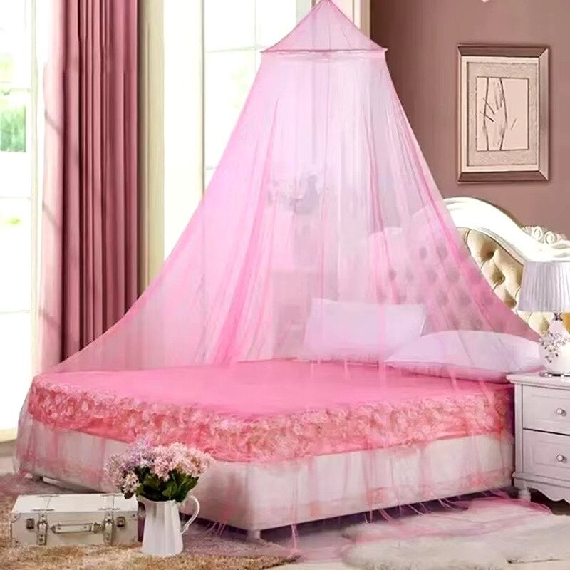 1pc Summer Hung Dome Mosquito Net For Double Bed Summer Polyester Mesh Fabric Image 12