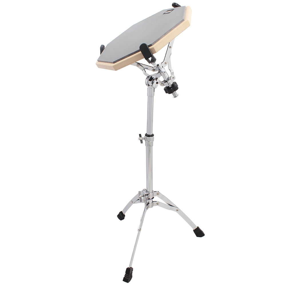 Hommoo Chrome Plated Dumb Snare Drum Stand Tripod - Silver Image 3