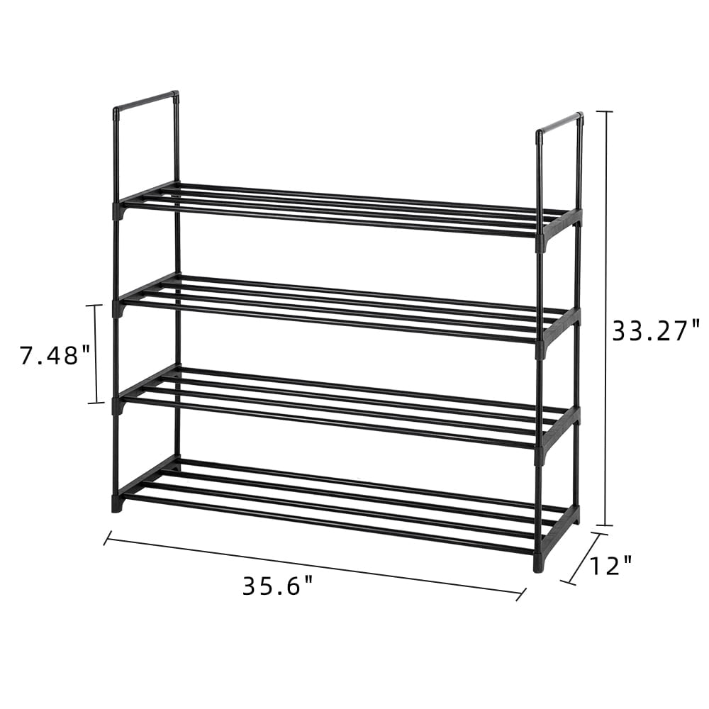 Hommoo 8 Tiers Shoe Rack, Storage Shelf Organizer for Bedroom Entryway Hallway Image 2