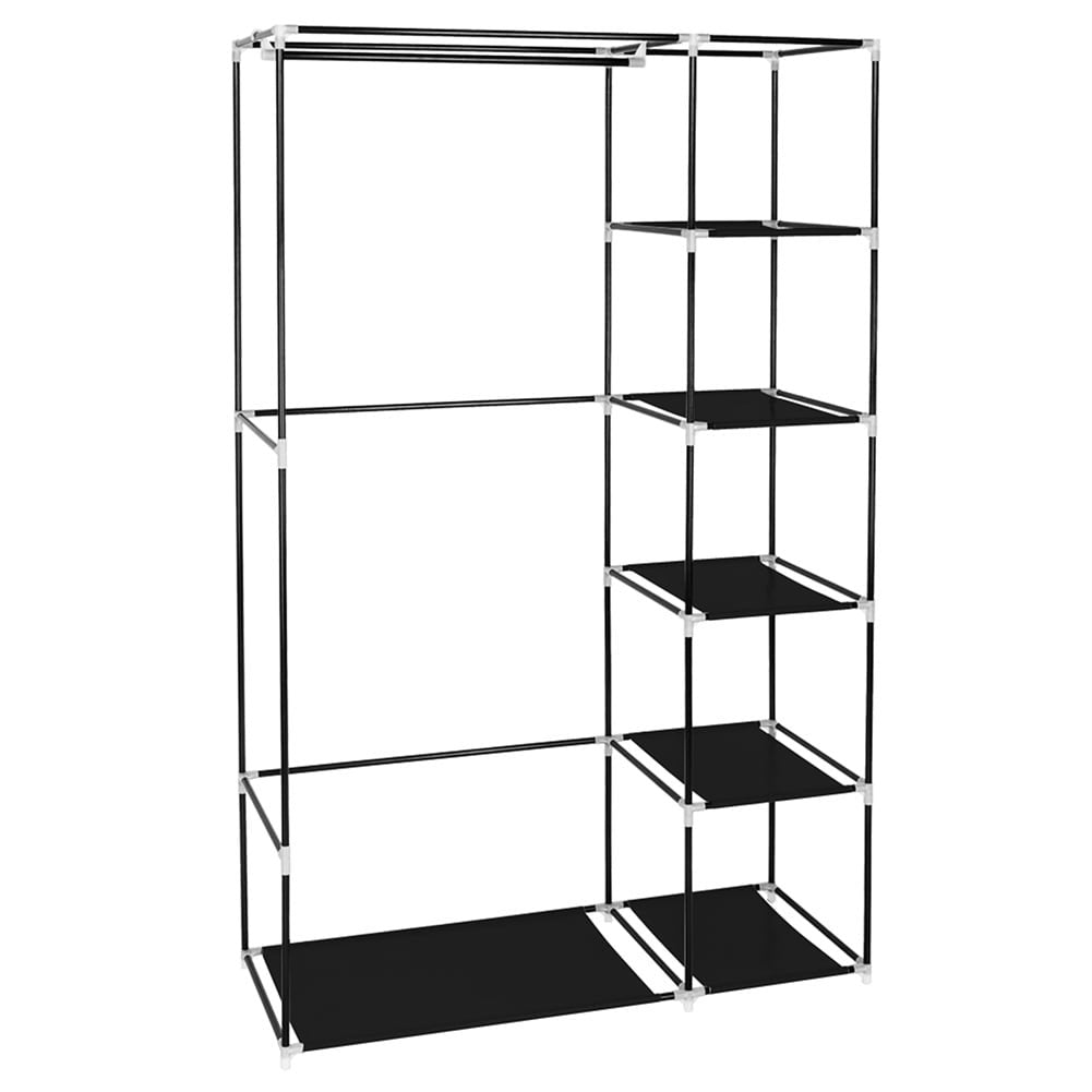 Hommoo High-Quality Wardrobe Closet, Non-Woven Storage Shelf Closet Wardrobe Image 5