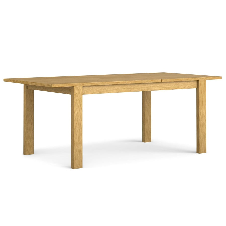 Wilson Extendable Dining Table Oak Wood 66-76 inches Seats up to 8 Modern Design Image 1