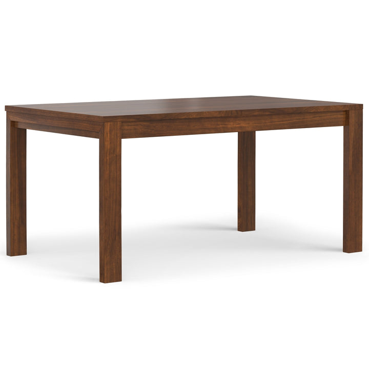 Wilson Extendable Dining Table Walnut 66 to 76 Inches Solid Wood Handmade Image 1