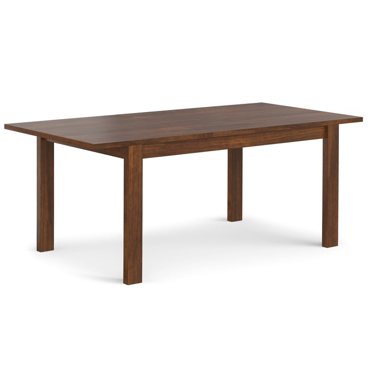 Wilson Extendable Dining Table Walnut 66 to 76 Inches Solid Wood Handmade Image 3