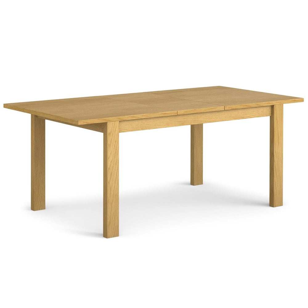 Wilson Extendable Dining Table Oak Wood 66-76 inches Seats up to 8 Modern Design Image 2