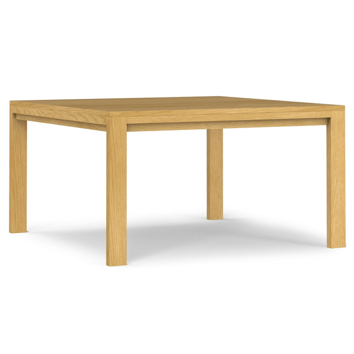 Wilson Oak Square Dining Table 54 Inch Solid Wood Contemporary Design Kitchen Dining Image 1