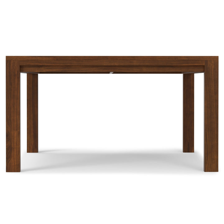 Wilson Square Dining Table Walnut Solid Wood 54-Inch Kitchen Modern Design Image 3