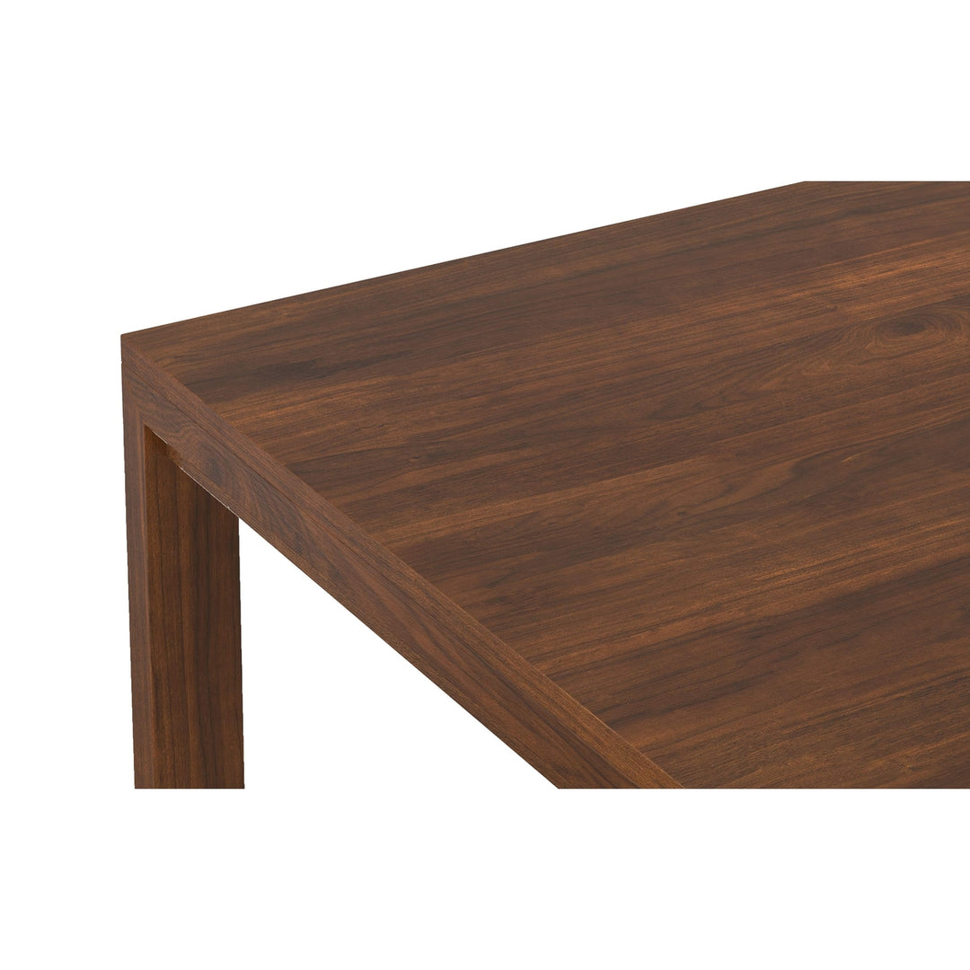 Wilson Square Dining Table Walnut Solid Wood 54-Inch Kitchen Modern Design Image 4