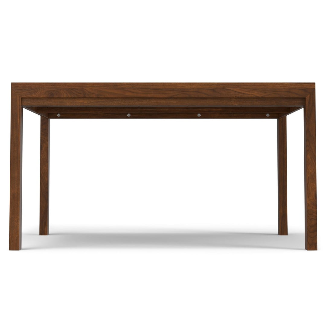 Wilson Square Dining Table Walnut Solid Wood 54-Inch Kitchen Modern Design Image 6