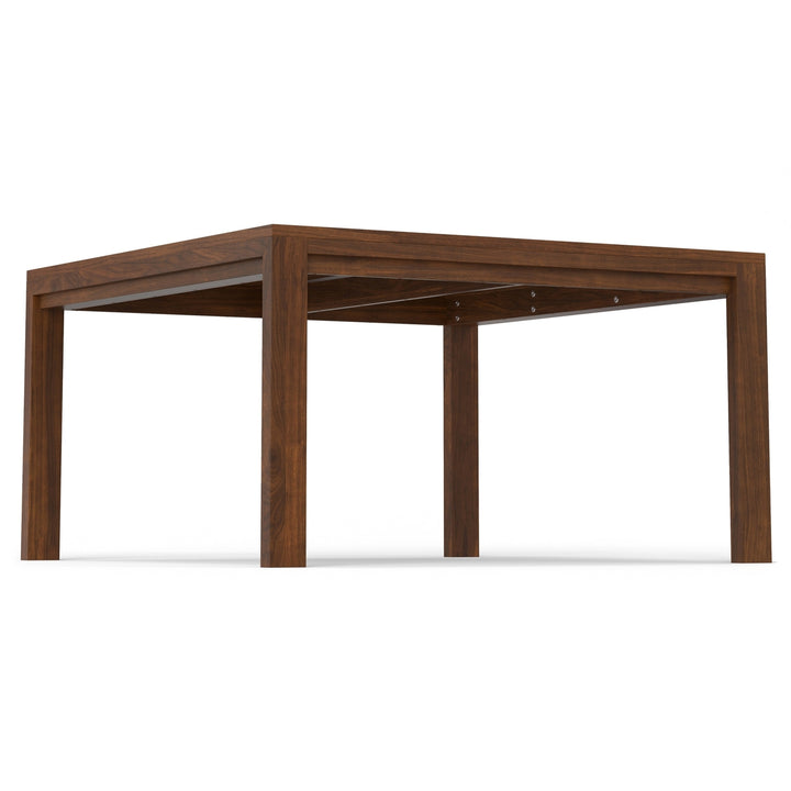 Wilson Square Dining Table Walnut Solid Wood 54-Inch Kitchen Modern Design Image 7