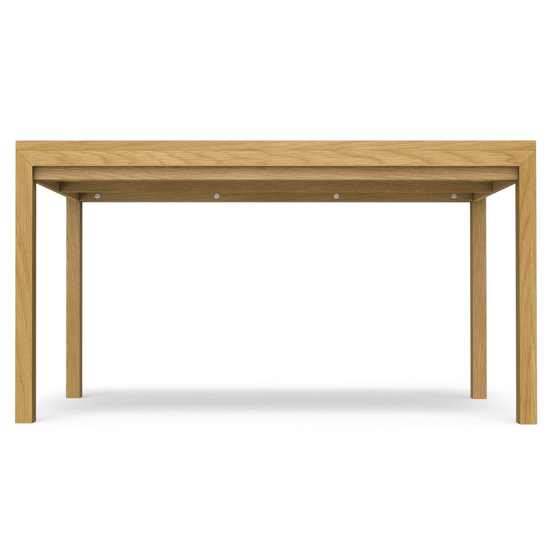 Wilson Oak Square Dining Table 54 Inch Solid Wood Contemporary Design Kitchen Dining Image 9