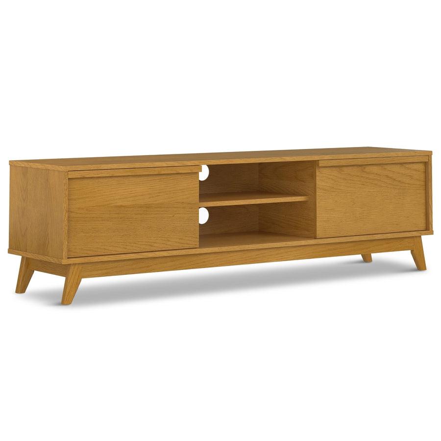 Lennon 72 inch Low TV Stand in Oak Image 1