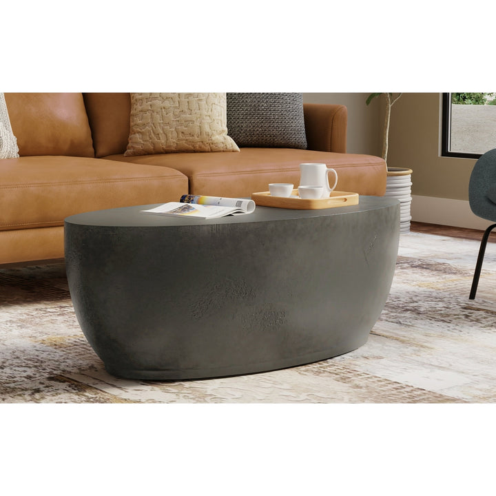 Marner Cast Aluminum Coffee Table Image 2