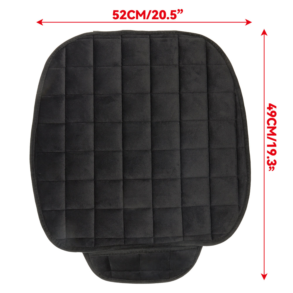 Universal Winter Warm Car Seat Cover Cushion Anti-slip Front Rear Chair Seat Breathable Pad Car Seat Protector Car Seat Image 2