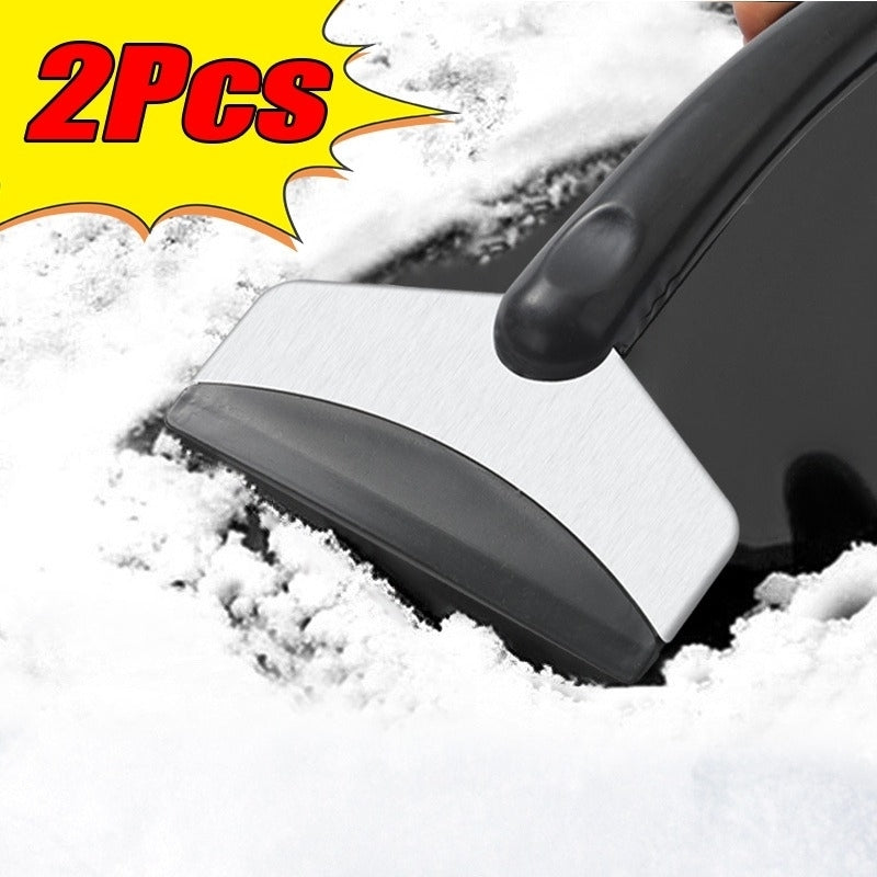 2Pcs Multifunction Car Snow Shovel Winter Windshield Defrosting Ice Scraper Tool Glass Snow Removal Tools Auto Image 1