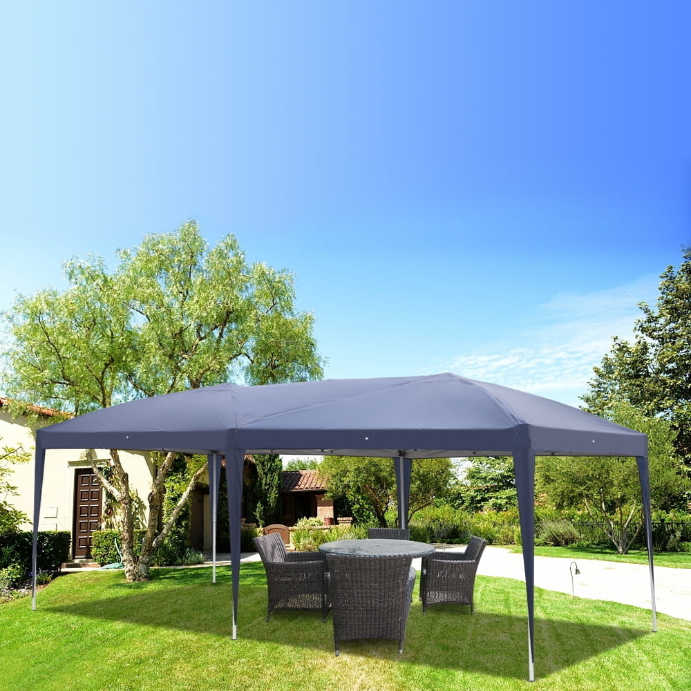 Hommoo 10 x 20 Canopy Tents for Outdoor, Waterproof Tents and Canopies with Carry Bag for Wedding, Party, Commercial Image 1