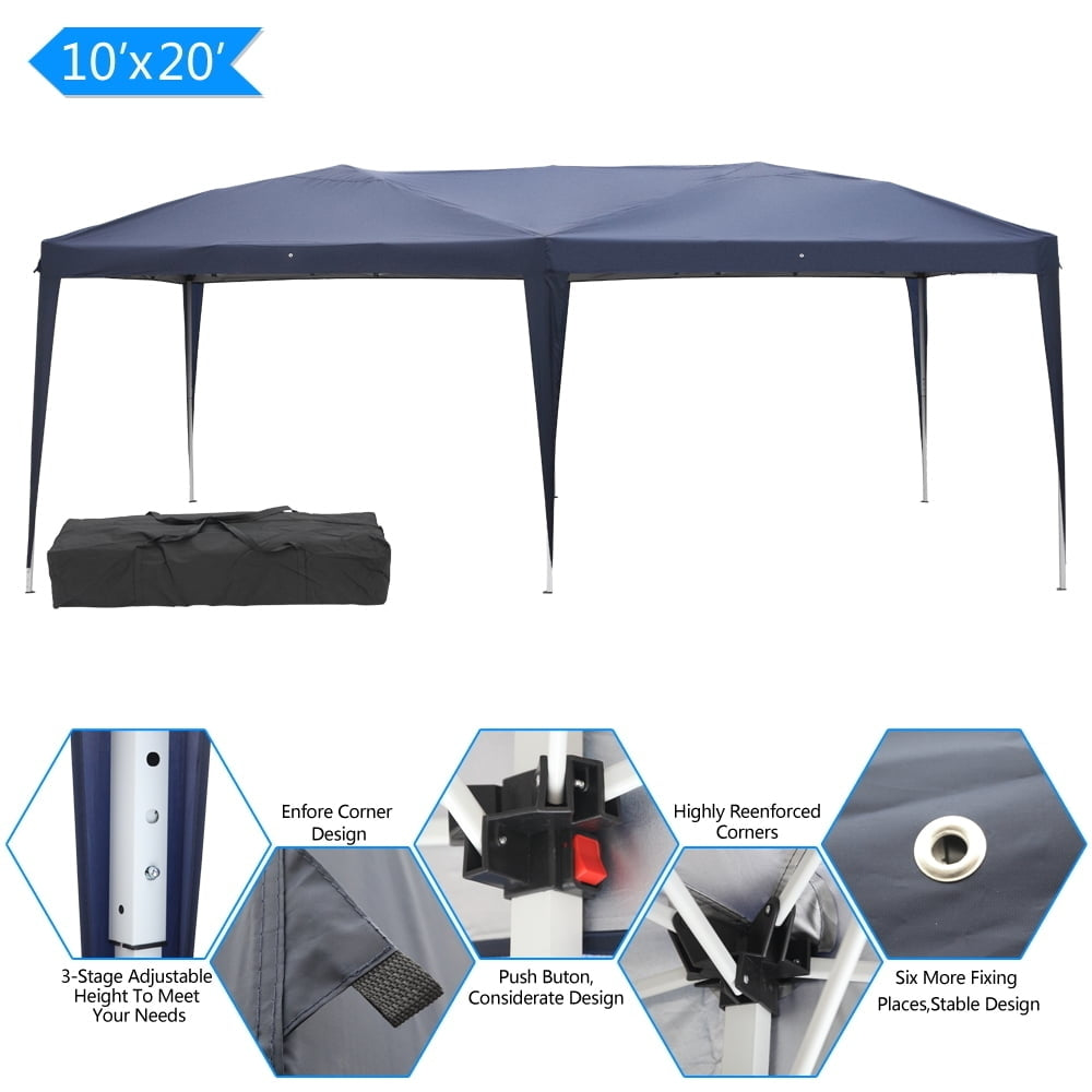 Hommoo 10 x 20 Canopy Tents for Outdoor, Waterproof Tents and Canopies with Carry Bag for Wedding, Party, Commercial Image 4