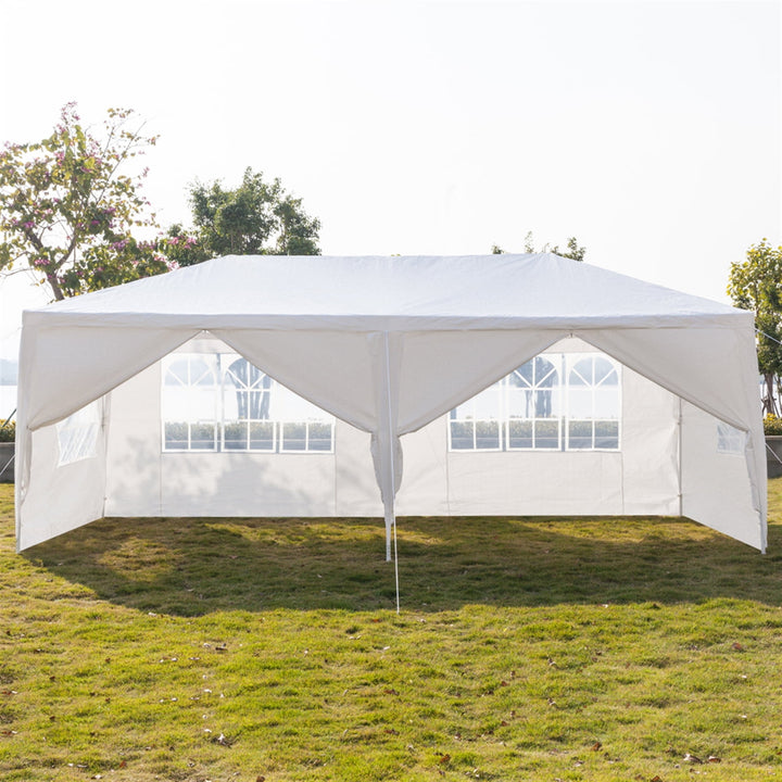 Resenkos 10 x 20 Tents and Canopies Outdoor Tents and Canopy, White 6 Sides Portable Waterproof Tent with Spiral Tubes Image 3