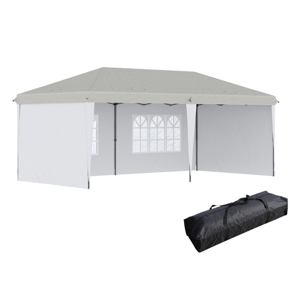 Hommoo Outdoor Gazebo Tent, Canopy Tent, Outdoor Sun Shade Shelter, 10 x 20 Pop Up Canopy party Tent with 4 Sidewalls , Image 4