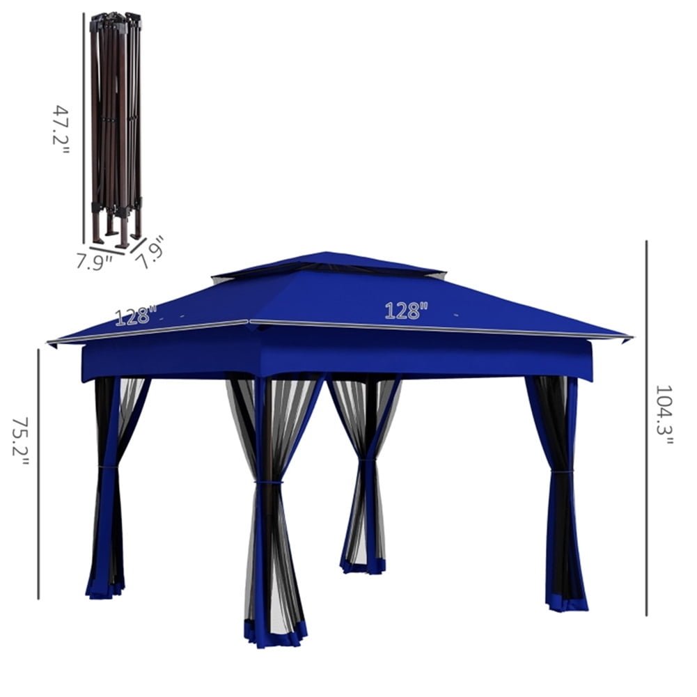 Hommoo Outdoor Gazebo Tent Replacement Top, Outdoor Sun Shade Shelter Replacement Top, Pop Up Canopy Tent Image 6