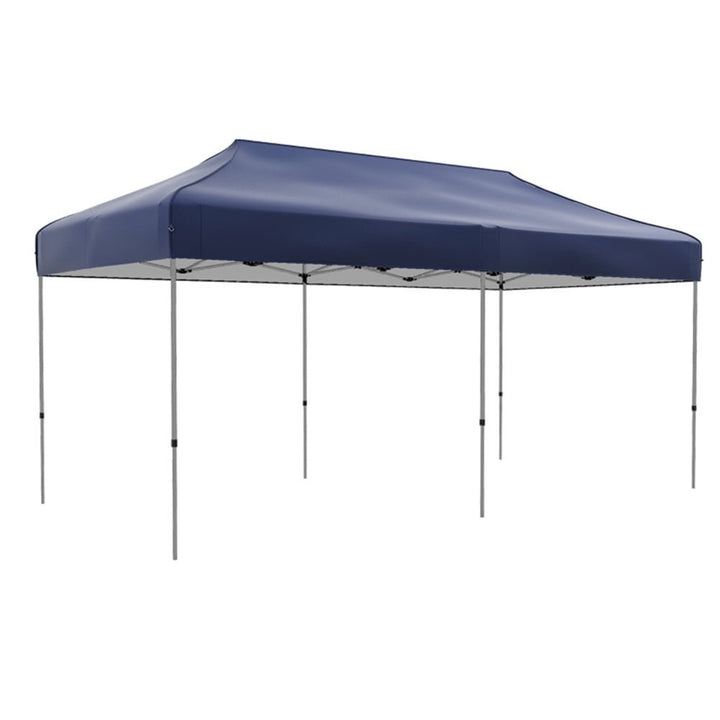 Hommoo Outdoor Gazebo Tent, Canopy Tent, Outdoor Sun Shade Shelter, Pop Up Canopy Tent-Dark Blue Image 6