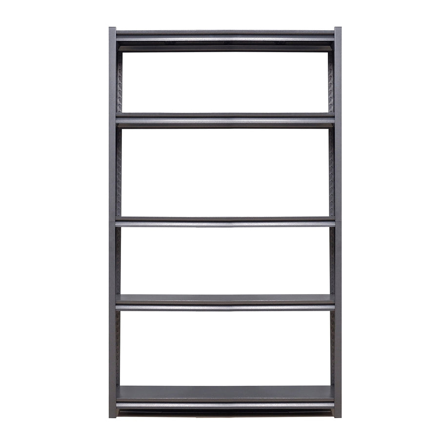 Hommoo Riveted Steel Shelving, 5-Tier Adjustable, Boltless Design, 500lb/Tier Capacity, 47.24"W x 18"D x 77.95"H Image 1