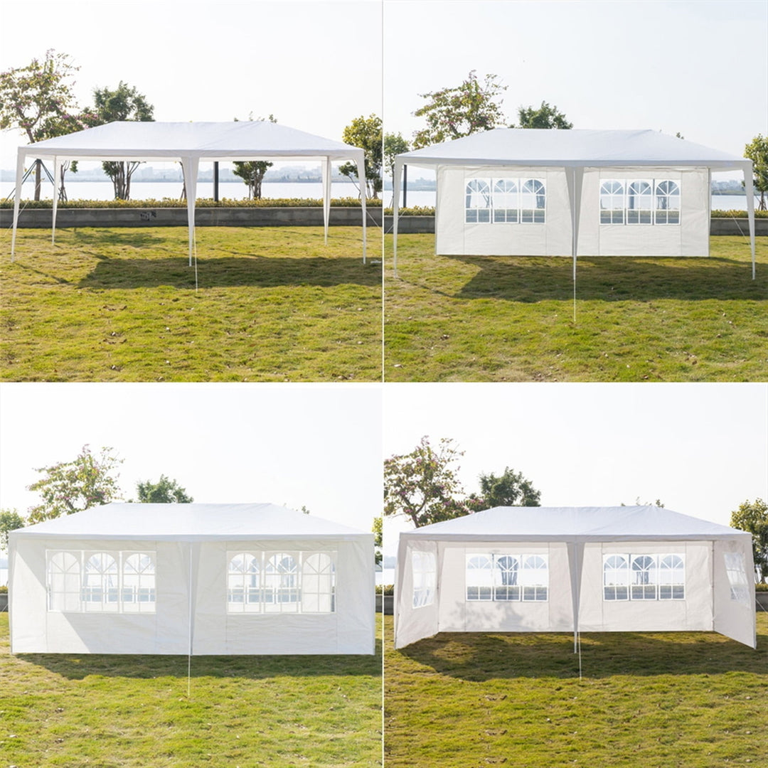 Hommoo 3 x 6M Sun Protection Gazebo Waterproof Tent, Four Sides Tent with Spiral Tubes for Household Wedding Party Image 7