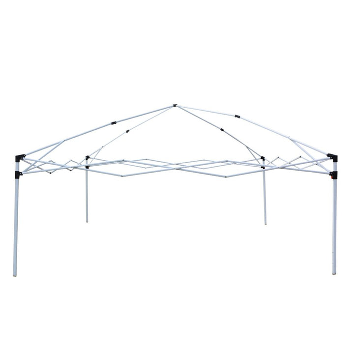 Hommoo 10x10 Outdoor Tent Canopy for Parties, Portable Folding Tailgate Ten, Waterproof Tent Canopy, White Image 7