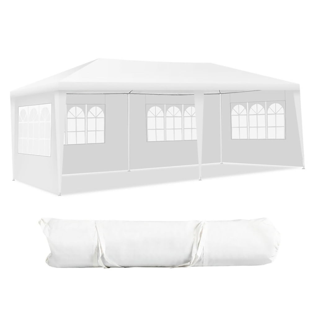 Hommoo 10 x 20 Feet Outdoor Party Wedding Canopy Tent with Removable Walls and Carry Bag,for Outside Party Image 2