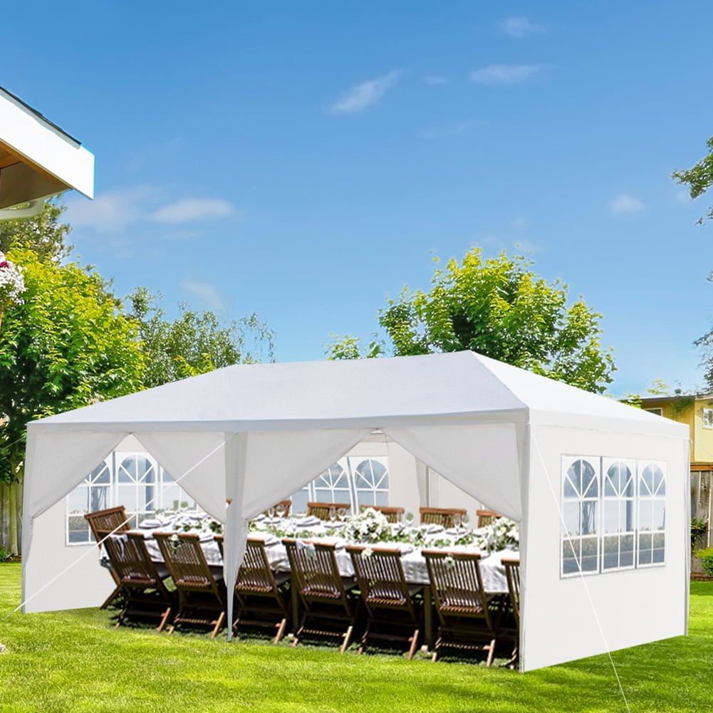 Waterproof Party Tent 10x20 Outdoor Wedding Canopy Tents for Parties with 6 Removable Sidewalls Event Booths Gazebo Image 3