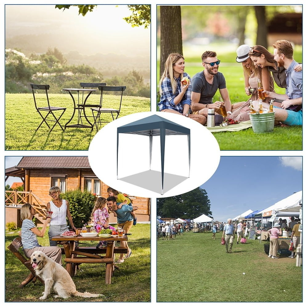 6.5x6.5ft Pop Up Canopy Outdoor Patio Portable Folding Instant Lightweight Gazebo Shade Tent w/Adjustable Height, Image 2