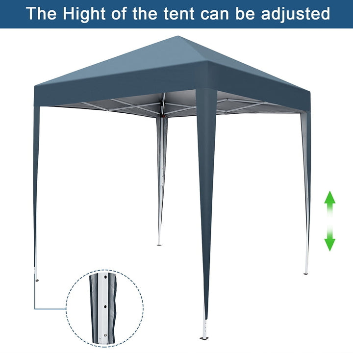 6.5x6.5ft Pop Up Canopy Outdoor Patio Portable Folding Instant Lightweight Gazebo Shade Tent w/Adjustable Height, Image 3