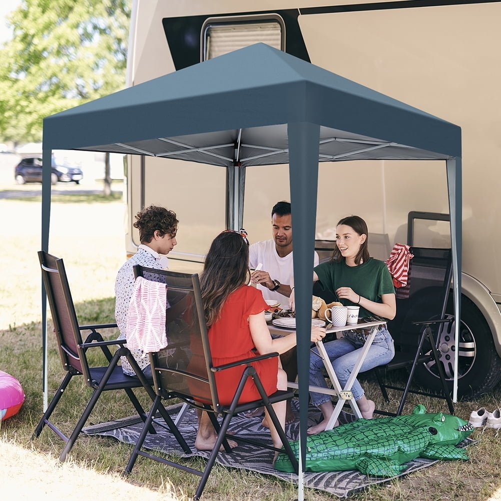 6.5x6.5ft Pop Up Canopy Outdoor Patio Portable Folding Instant Lightweight Gazebo Shade Tent w/Adjustable Height, Image 7