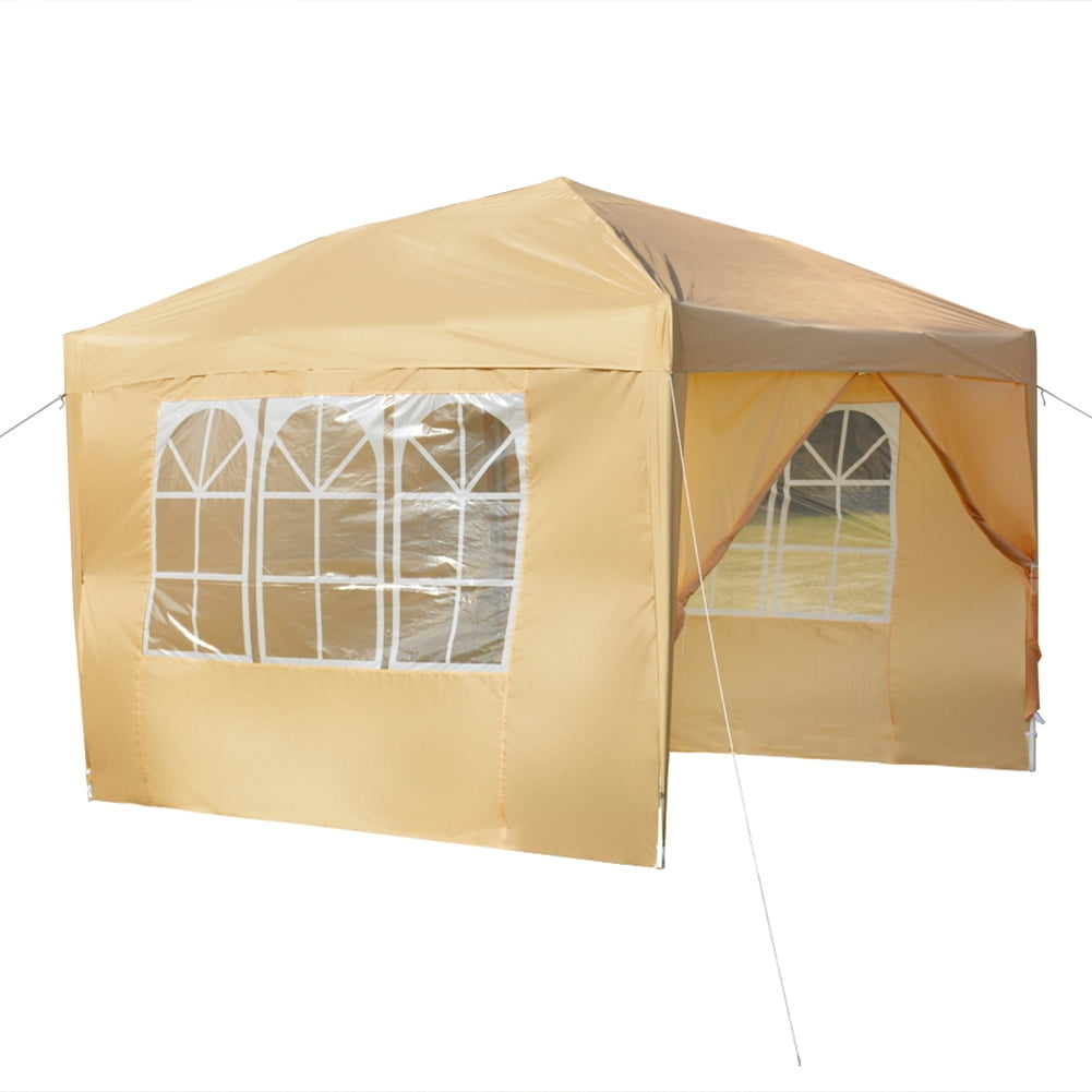 Outdoor Waterproof 10 x 10 Pop-Up Canopy and Instant Shelter, Portable Enclosed Instant Tent with 4 Removable Sidewalls, Image 6